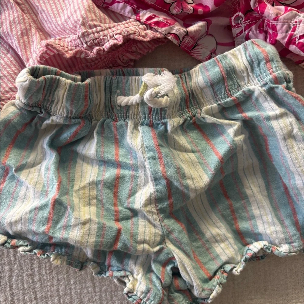 3-Pack Girls 3T Board short & Striped Summer Shorts